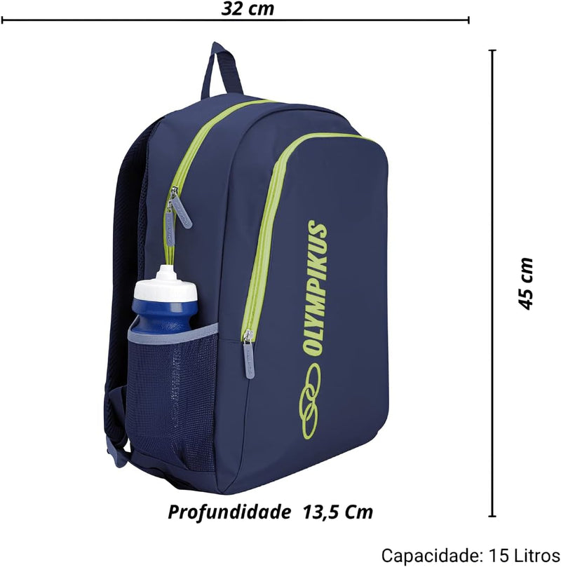 Mochila Essential Azul e Verde
