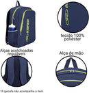 Mochila Essential Azul e Verde
