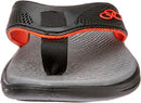 Chinelo Ibiza Masculino Preto e Laranja
