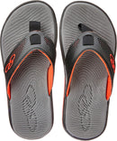 Chinelo Ibiza Masculino Preto e Laranja
